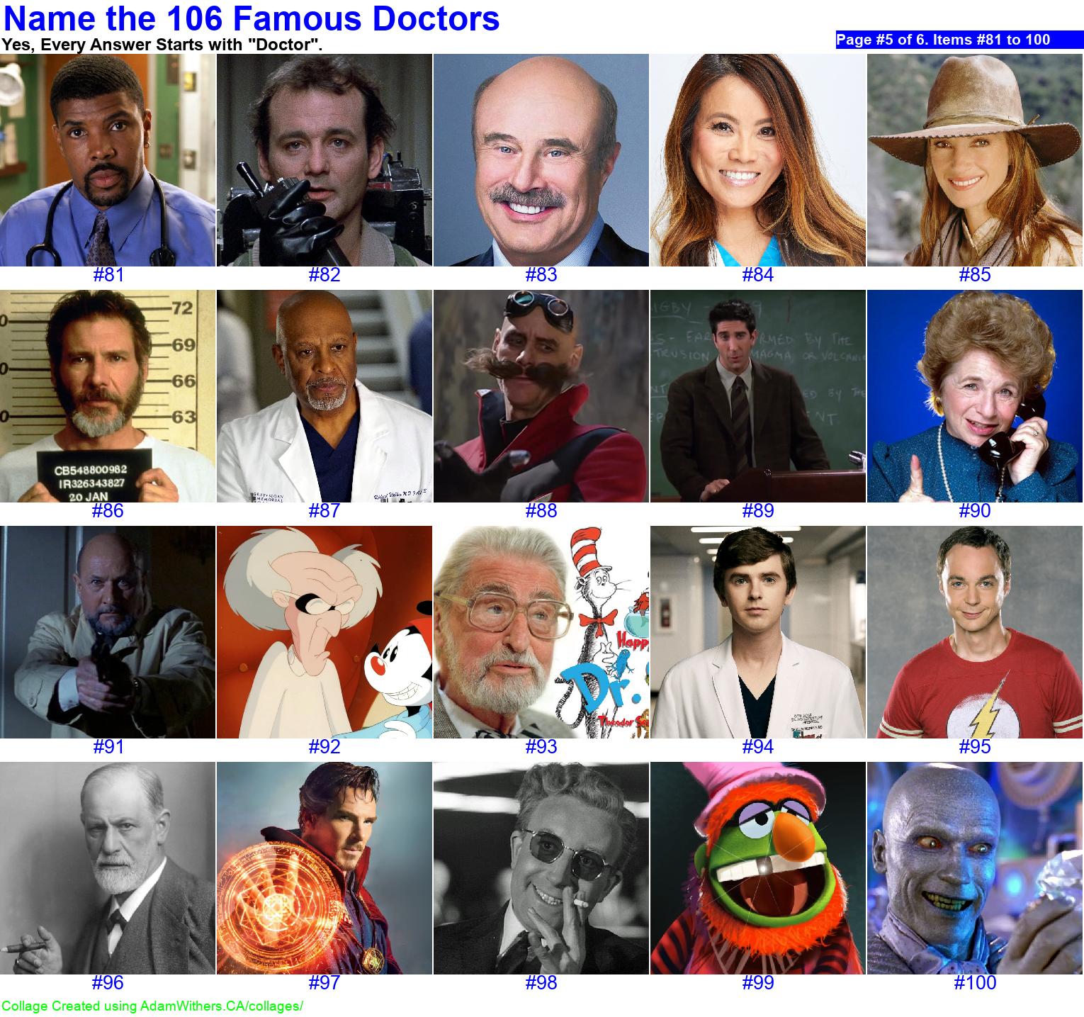 CollageC: guessDoctors Page 5